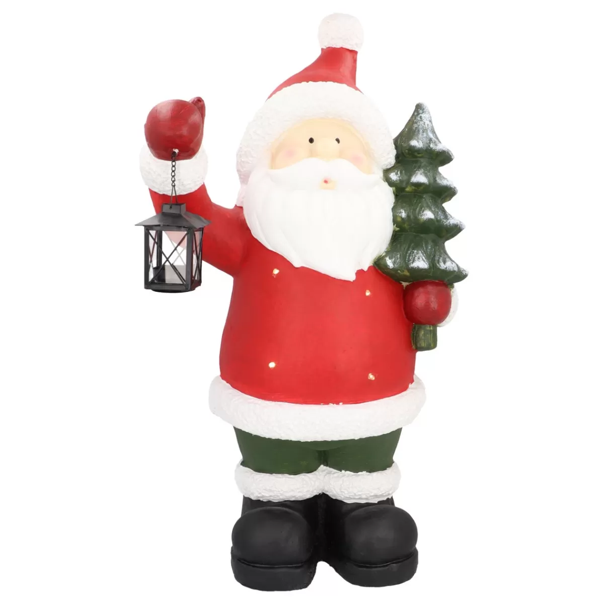 Best Sale It's all about Christmas Beeldje Van Kerstman Met Lantaarn