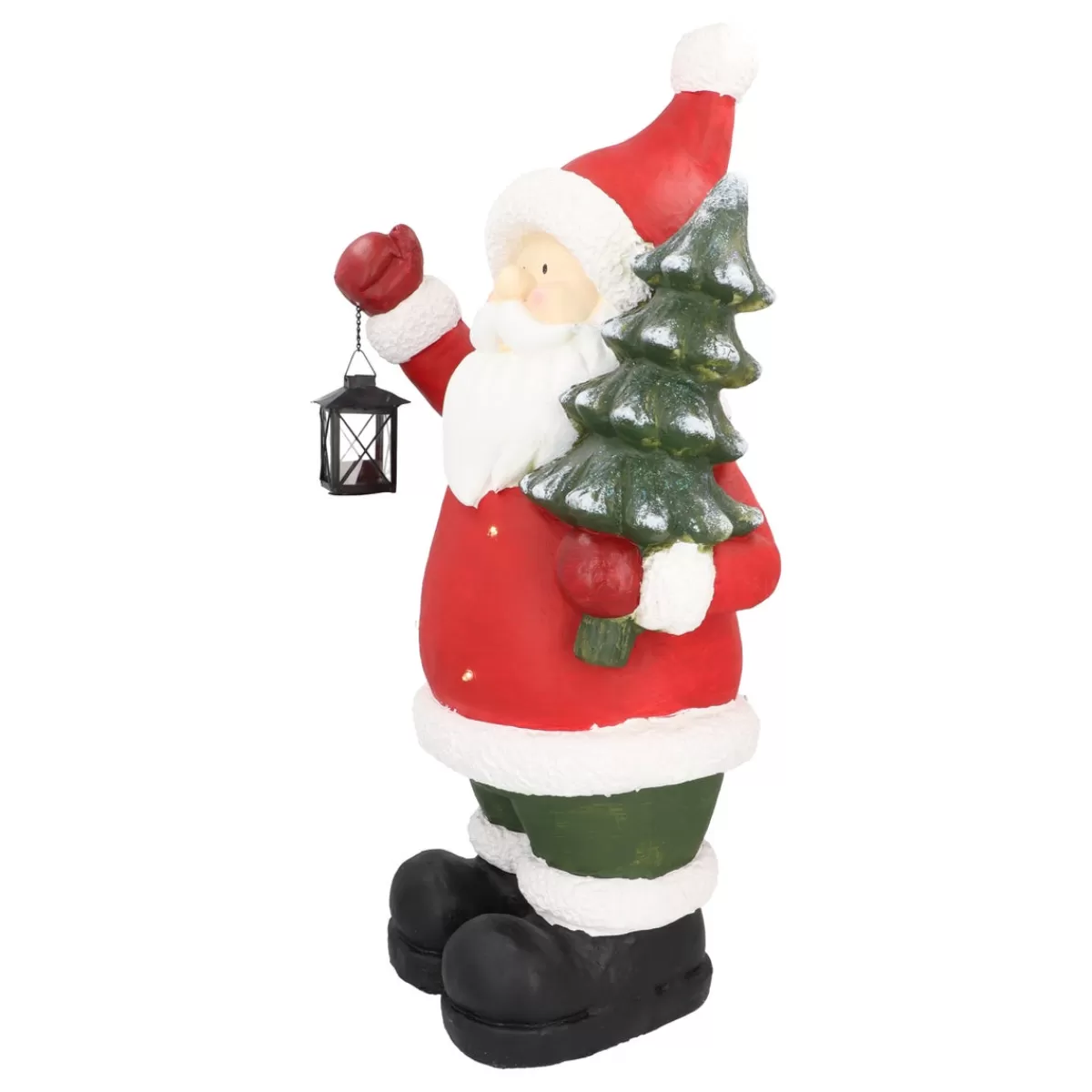 Best Sale It's all about Christmas Beeldje Van Kerstman Met Lantaarn