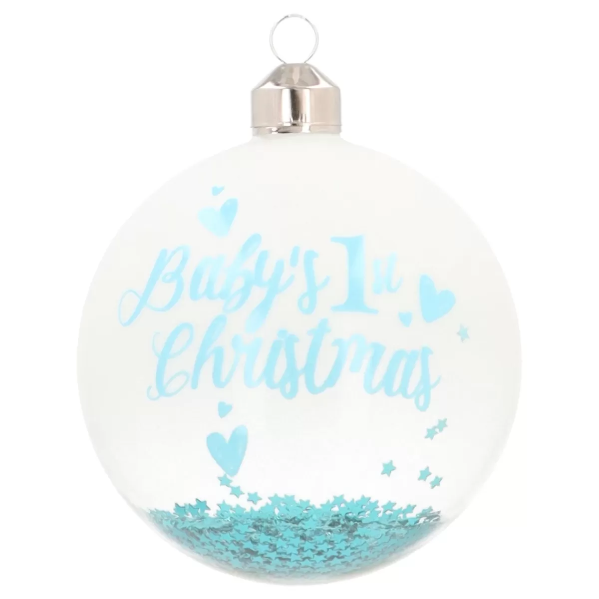 Cheap It's all about Christmas Blauwe Kerstbal 'Baby's First Christmas'