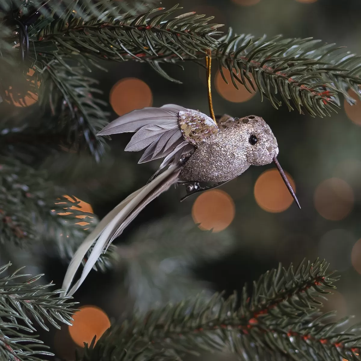 New It's all about Christmas Champagne Vogel Op Elegante Clip