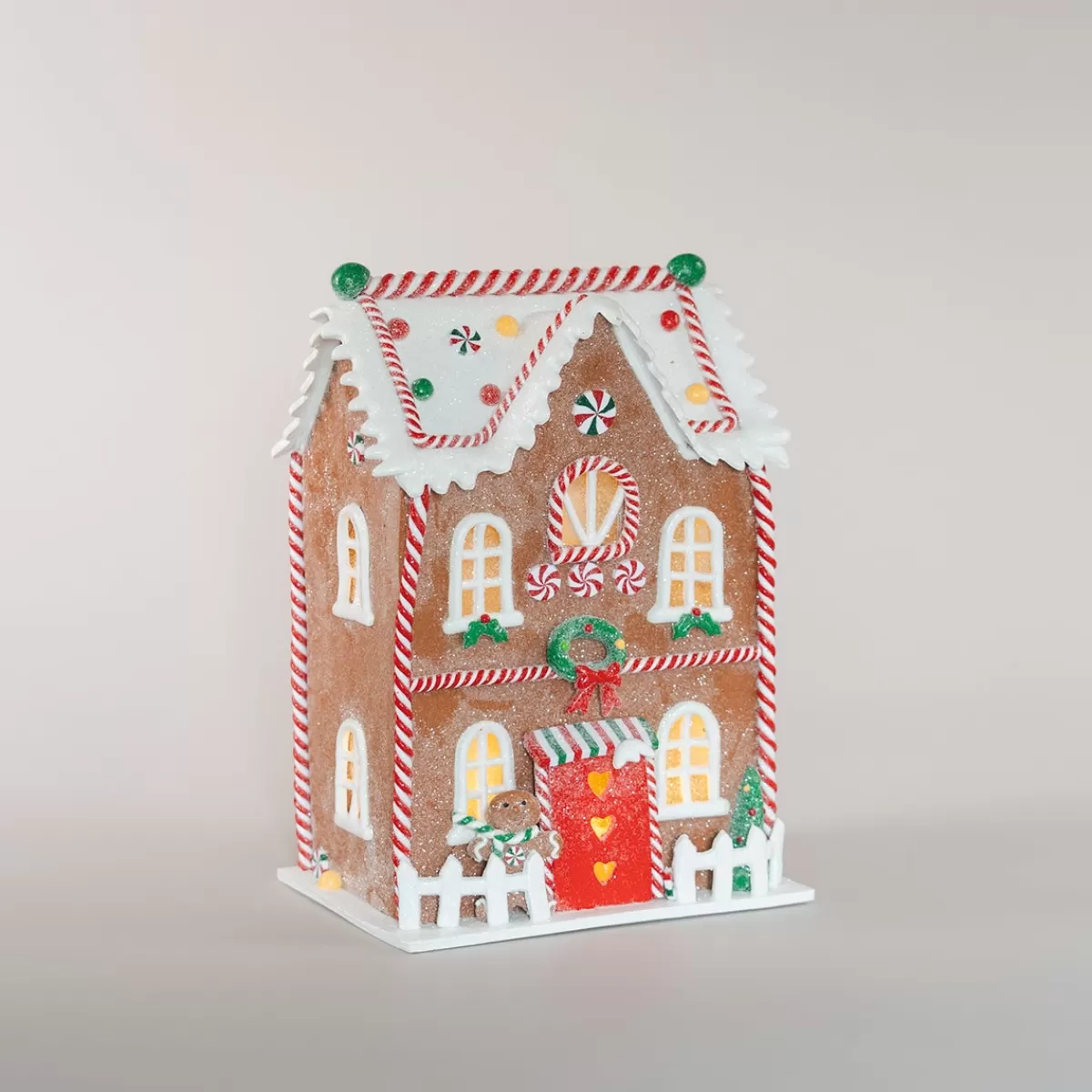 Sale It's all about Christmas Gedetailleerd XL Peperkoek Huis Met LED Verlichting