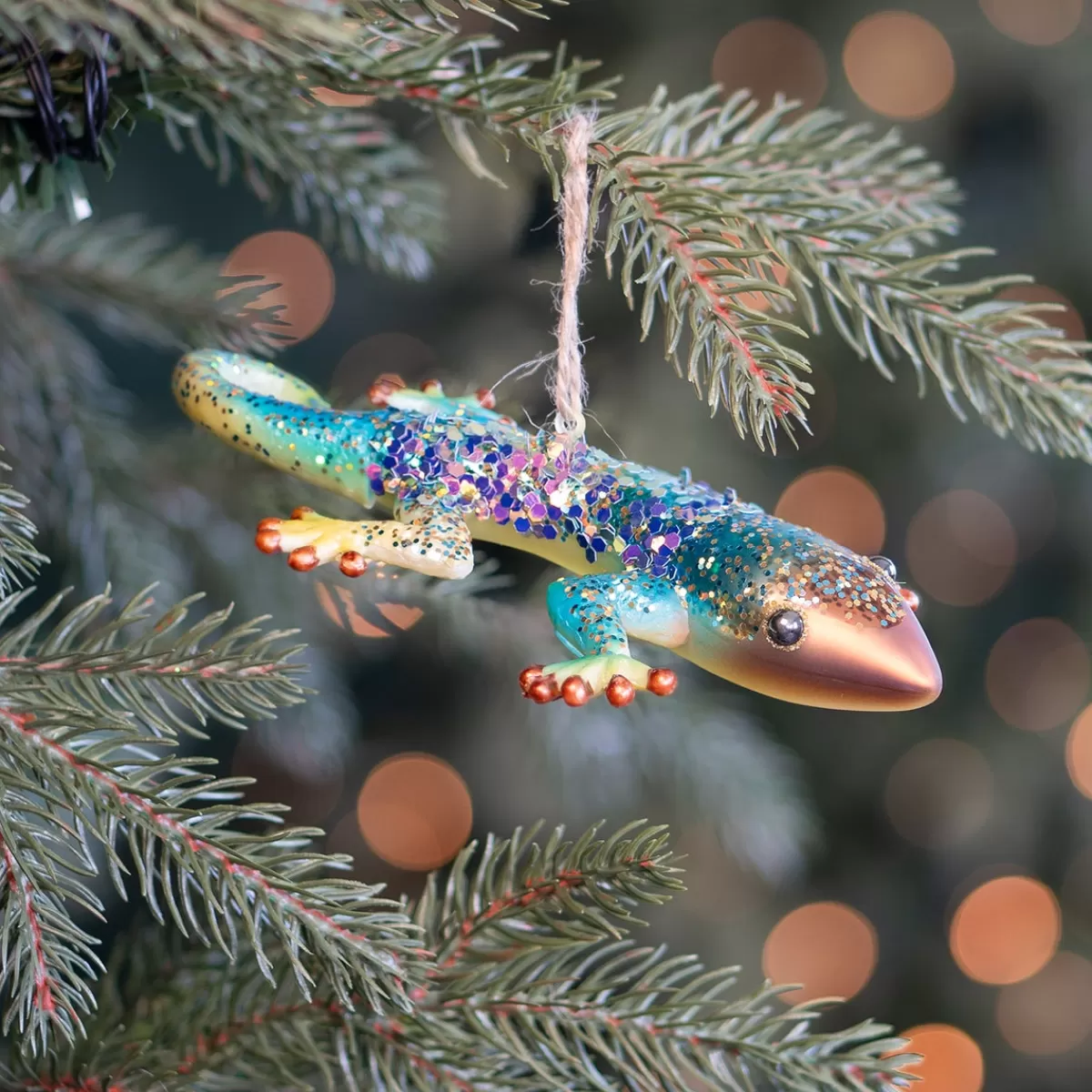 Best It's all about Christmas Gouden Gekko Kersthanger Voor Een Exotische Kerstversiering