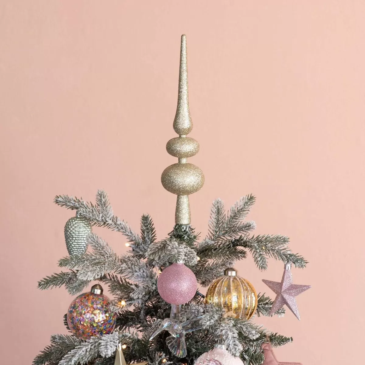 Best It's all about Christmas Gouden Piek | Kunststof | 30 Cm | Met Glitter