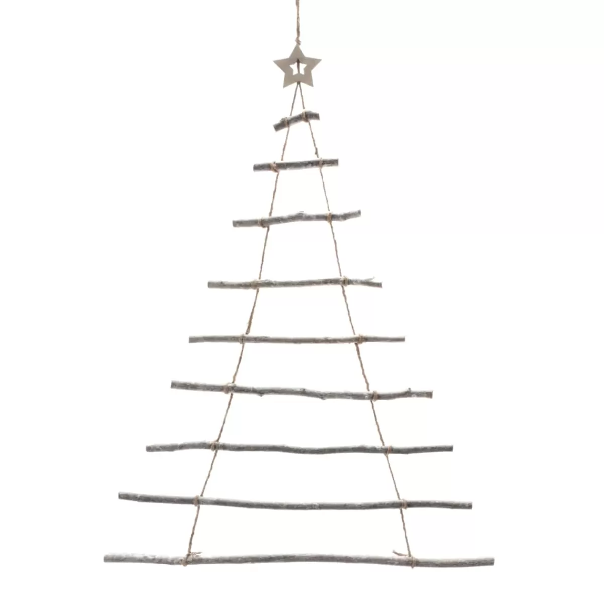 Clearance It's all about Christmas Hangende Ladder Kerstboom 87cm Grey Wash