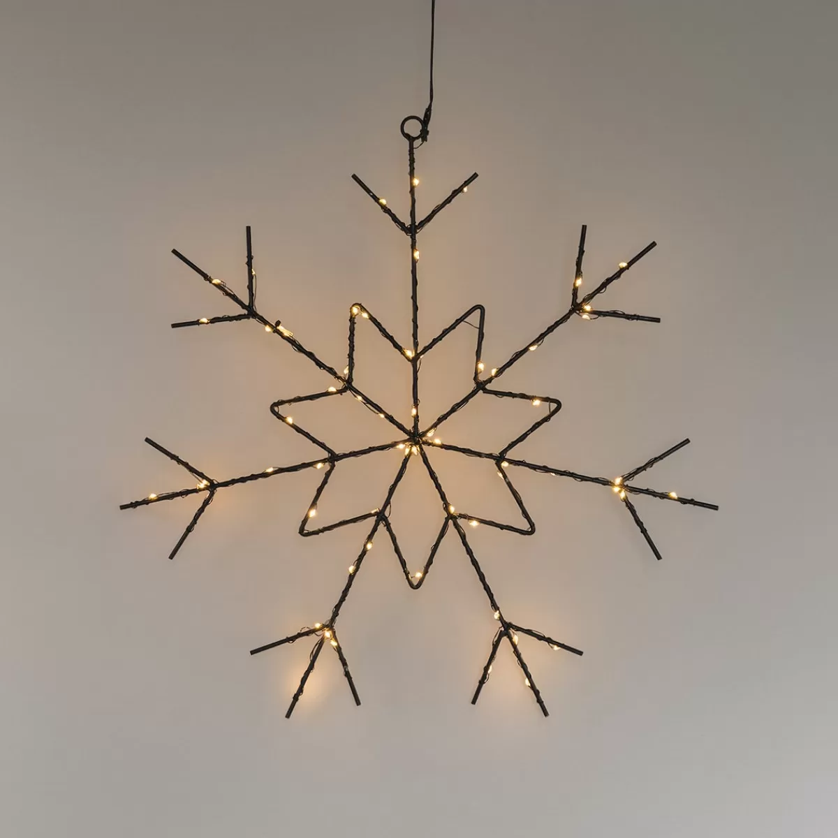 Cheap It's all about Christmas Hangende Metalen Sneeuwvlok | 40 Cm | Zwart