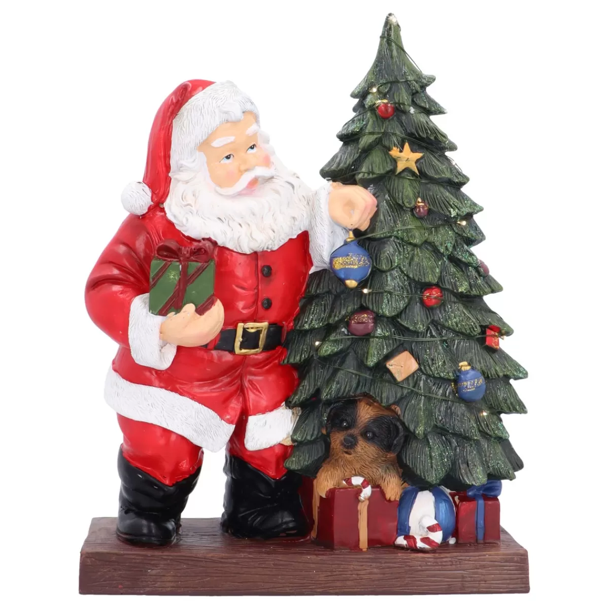 Best Sale It's all about Christmas Kerstfiguur Santa Claus Met Led-verlichting