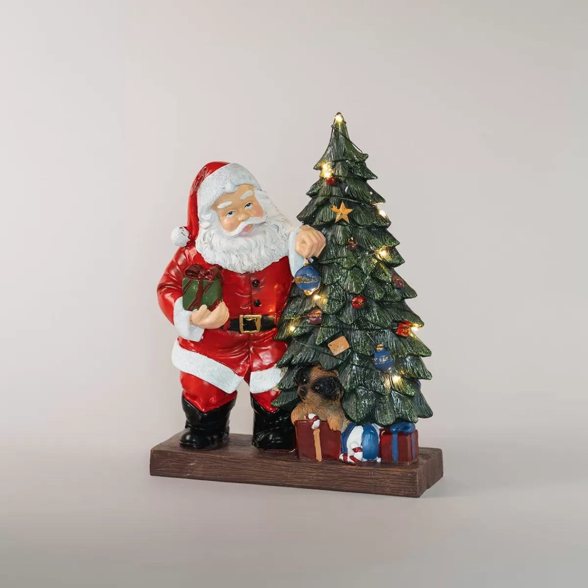 Best Sale It's all about Christmas Kerstfiguur Santa Claus Met Led-verlichting