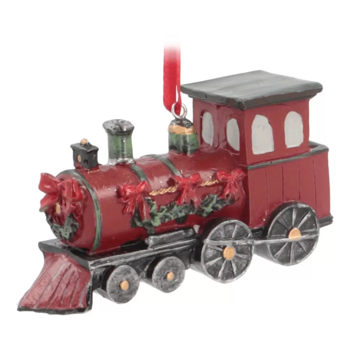 Cheap It's all about Christmas Kersthanger Locomotief | Polyresin | Rood | 11cm