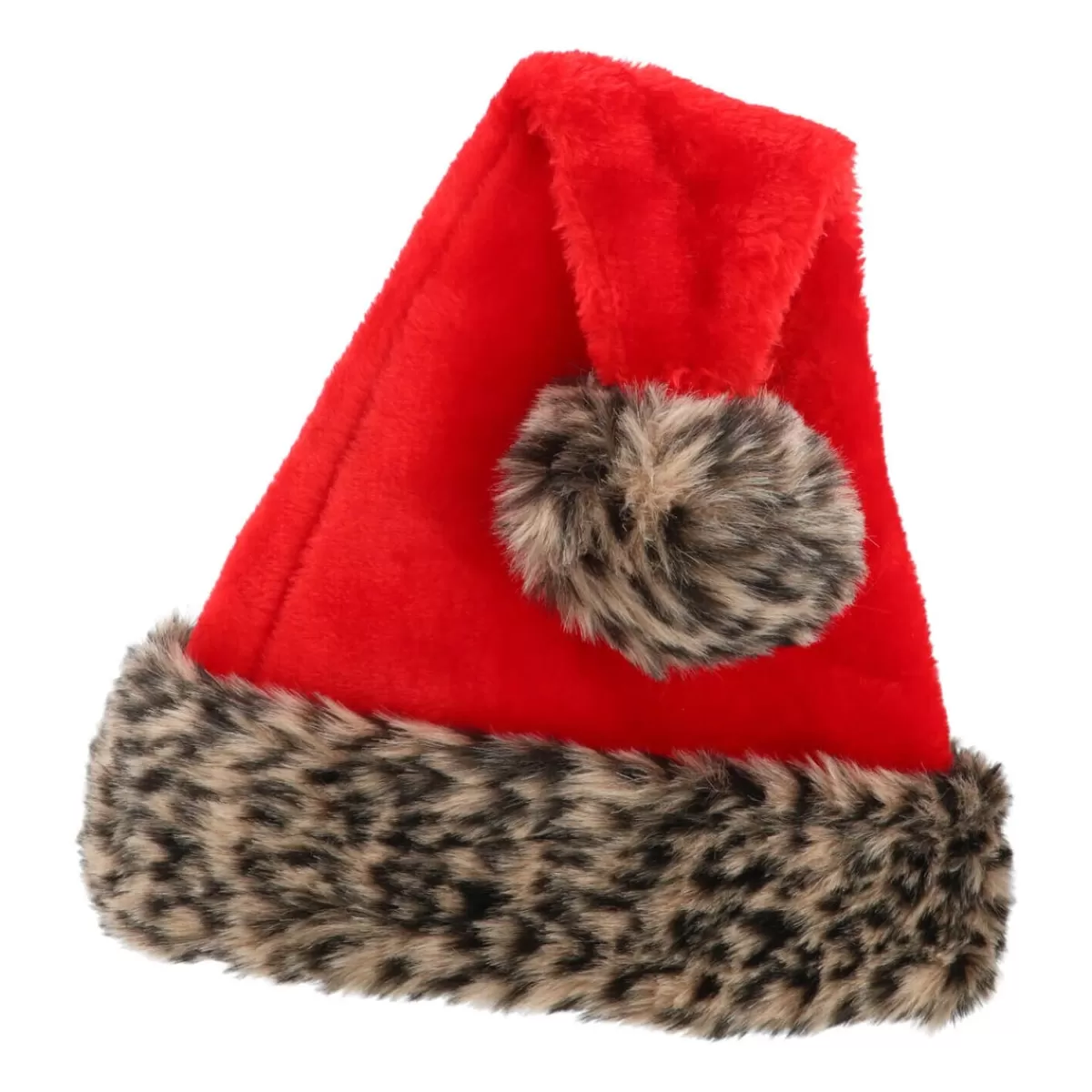 Shop It's all about Christmas Kerstmuts Met Panterprint | Faux Fur | 40 Cm