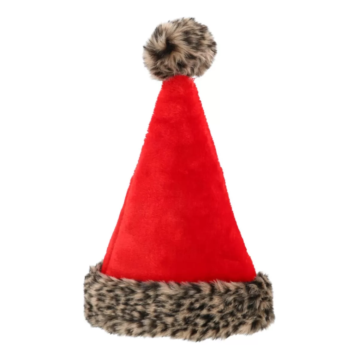 Shop It's all about Christmas Kerstmuts Met Panterprint | Faux Fur | 40 Cm