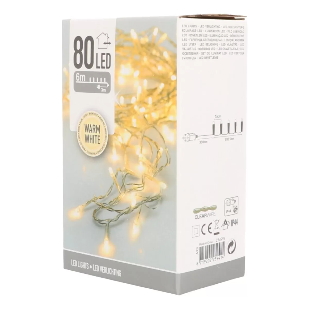 Cheap It's all about Christmas Kerstverlichting | 80 LED | Warm Wit | 6 M | IP44 | Binnen & Buiten