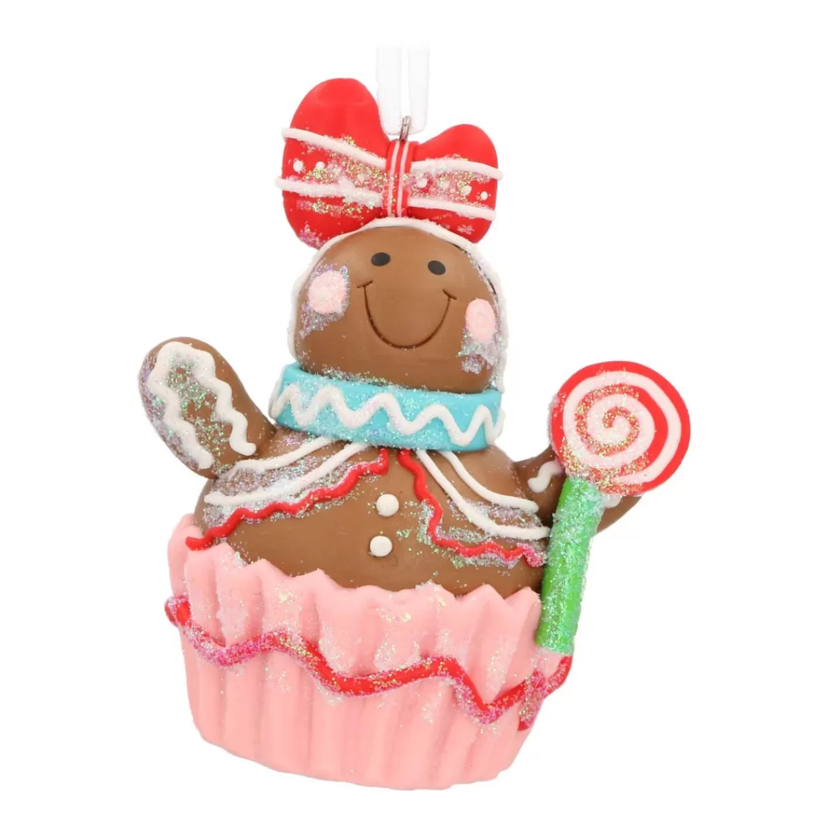 Cheap It's all about Christmas Kunststof Kersthanger Cupcake Peperkoekvrouwtje | 9 Cm