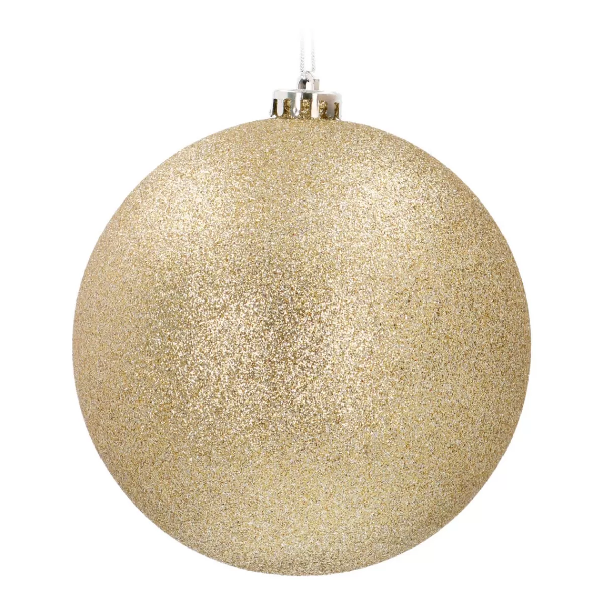 Best Sale It's all about Christmas Kunststof XL Kerstbal Lichtgoud Glitter 15cm