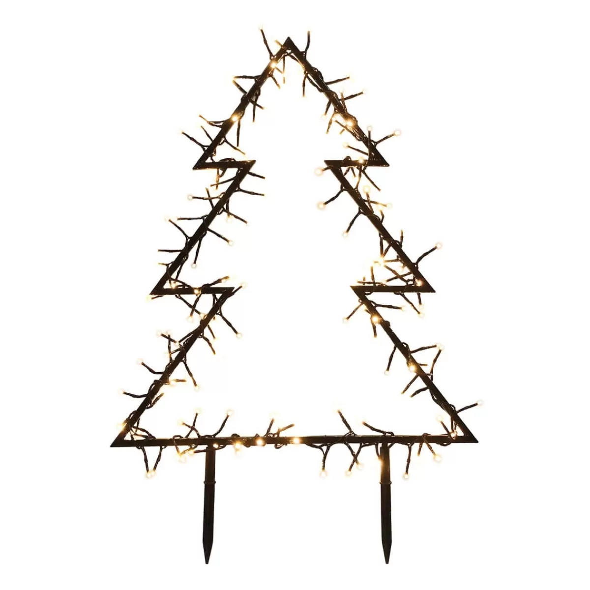 Outlet It's all about Christmas Metalen Kerstboom Met LED | 75 Cm | Timer | Buiten