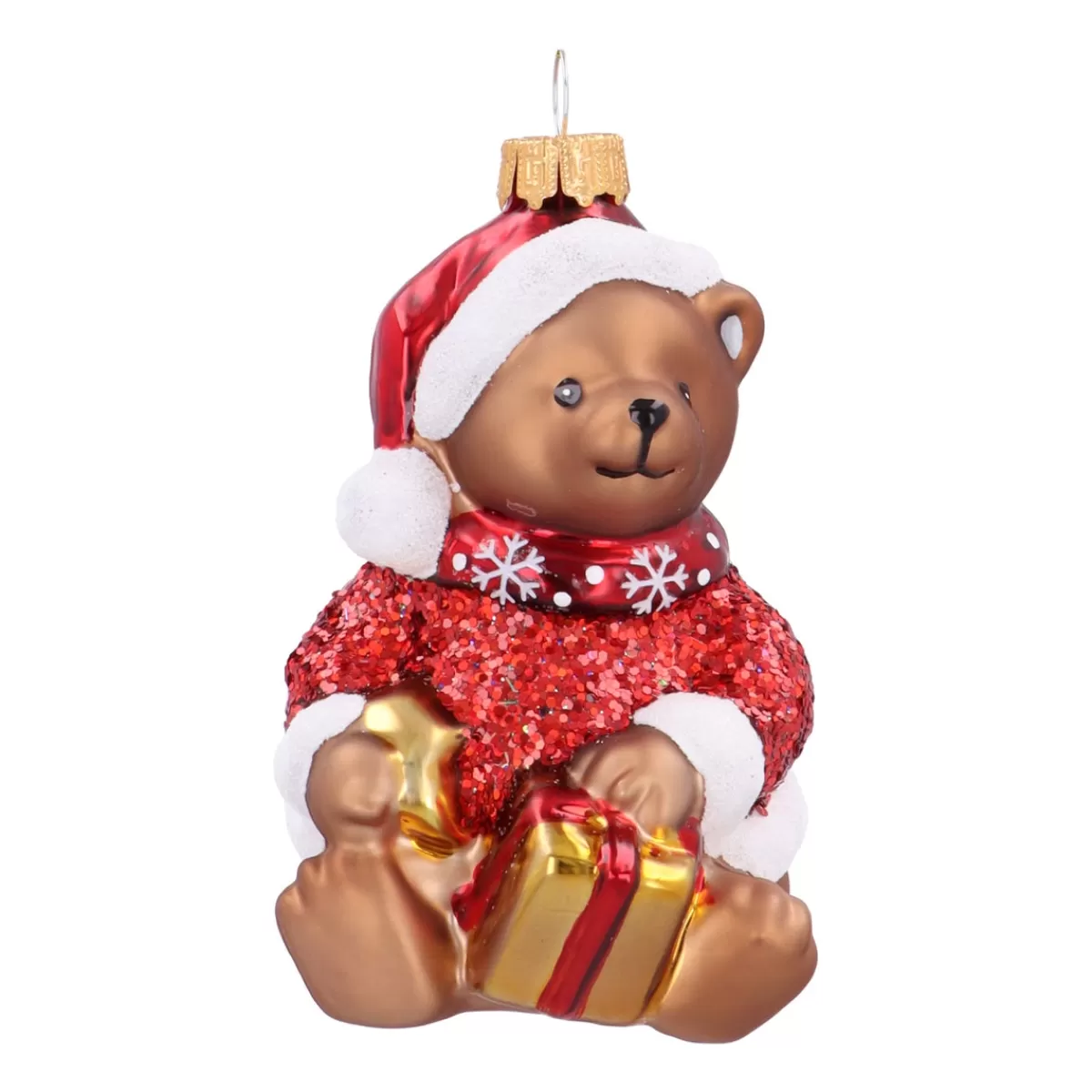 New It's all about Christmas Nostalgische Teddybeer Kersthanger Met Kerstmuts