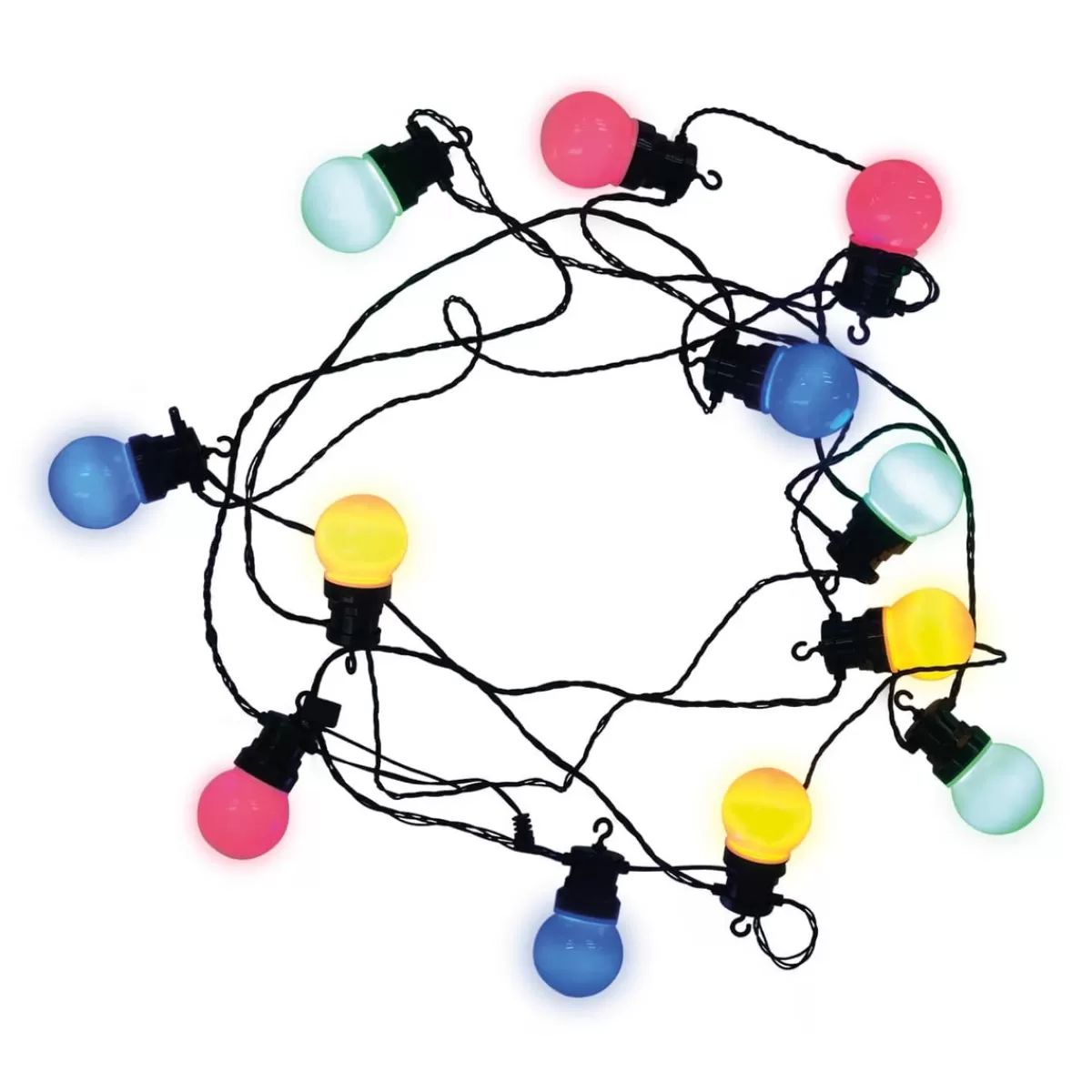 Store It's all about Christmas Partyverlichting Buiten - Koppelbaar | 10 Bollen | Multi-color | Timer