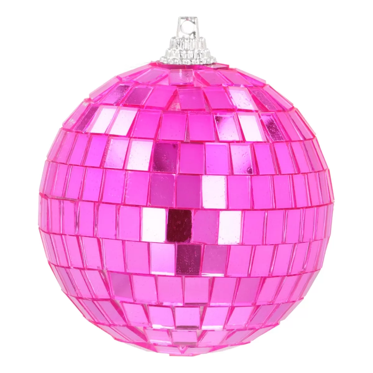 Cheap It's all about Christmas Roze Disco Kerstbal Met Reflecterende Spiegeltjes