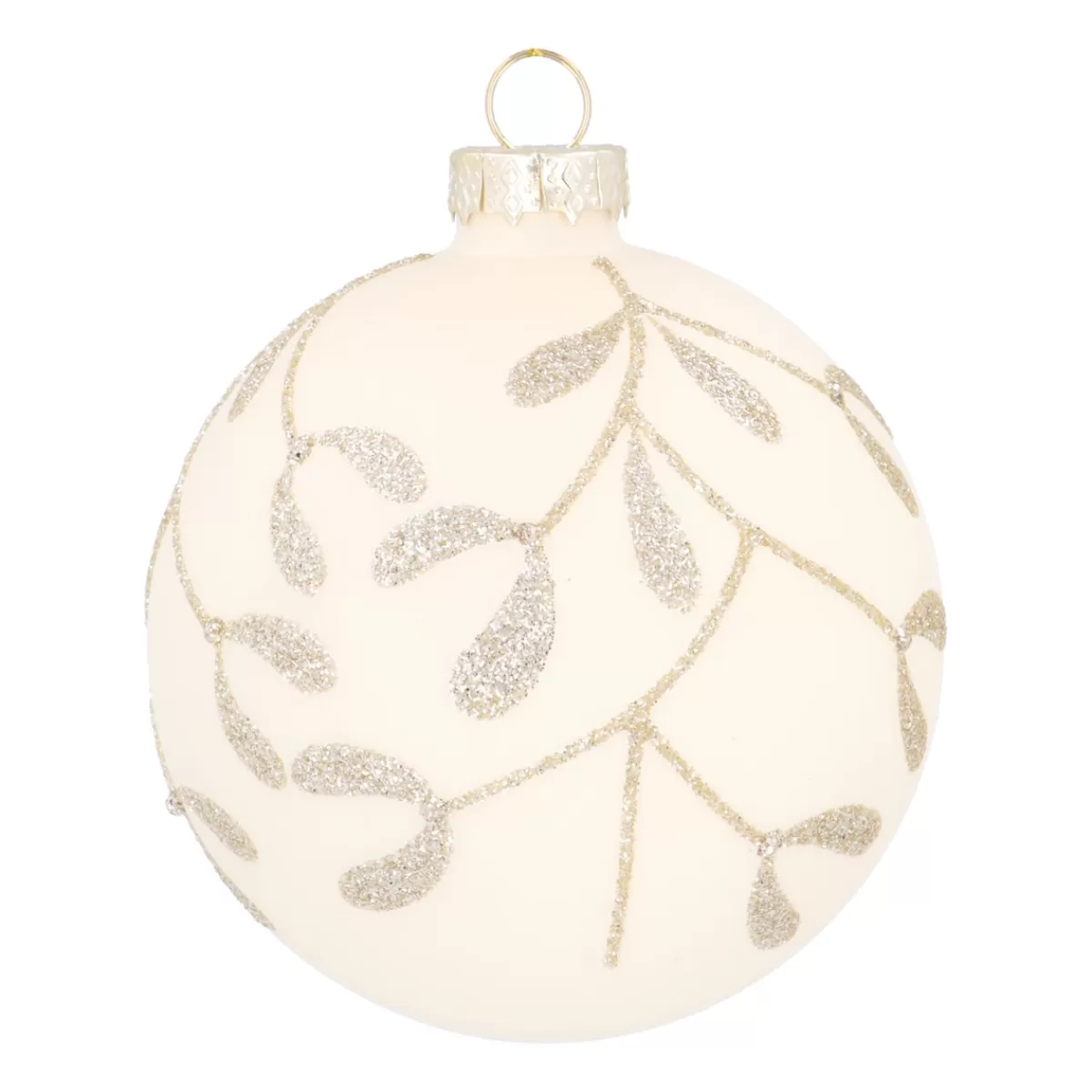 Best Sale It's all about Christmas Serene Wolwitte Kerstbal Voor Scandinavische Stijl