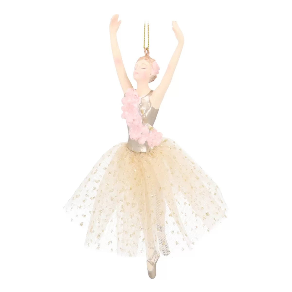 Online It's all about Christmas Sierlijke Ballerina Kersthanger Met Echte Tutu