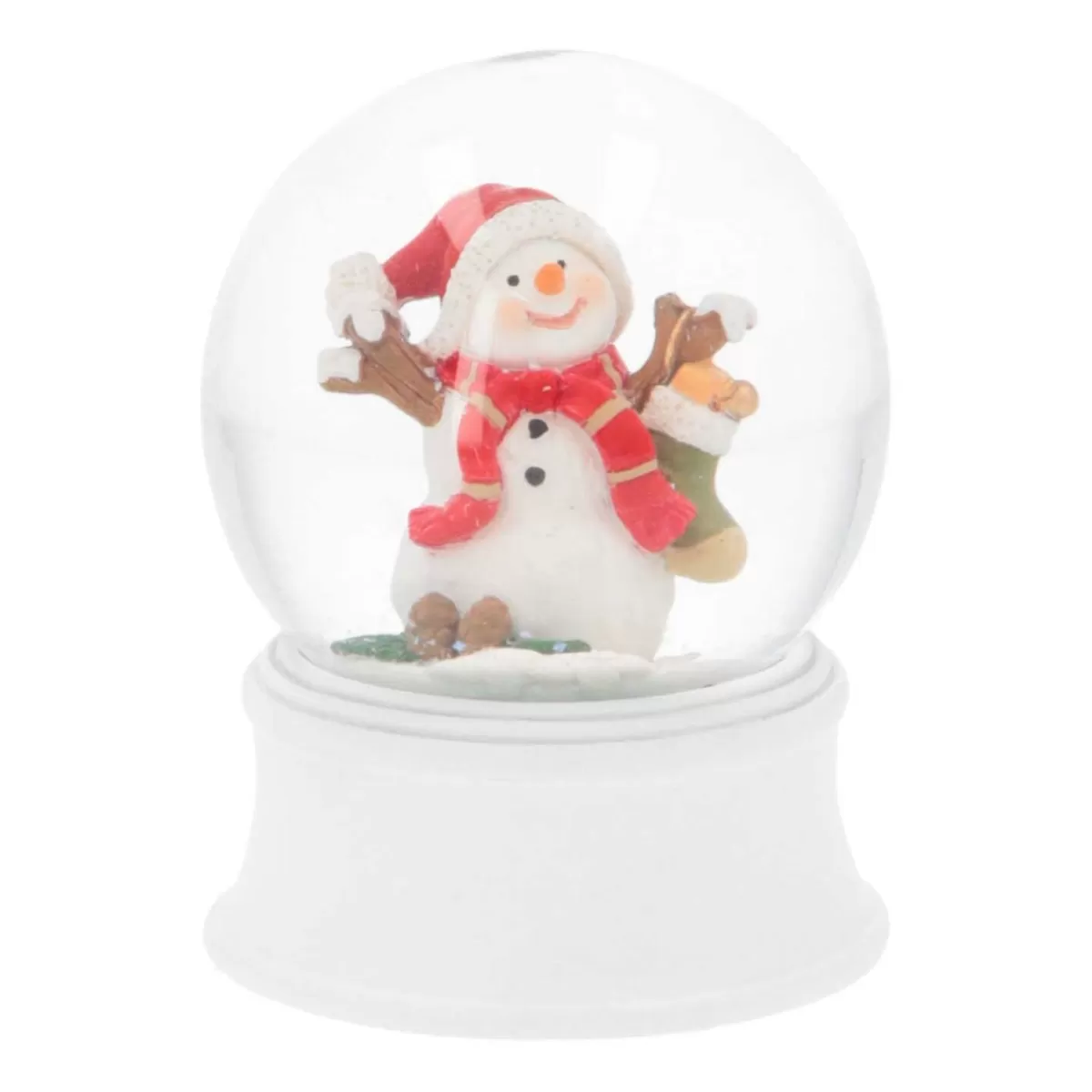 Shop It's all about Christmas Sneeuwbol Met Sneeuwpop | ⌀6cm | 9cm Hoog