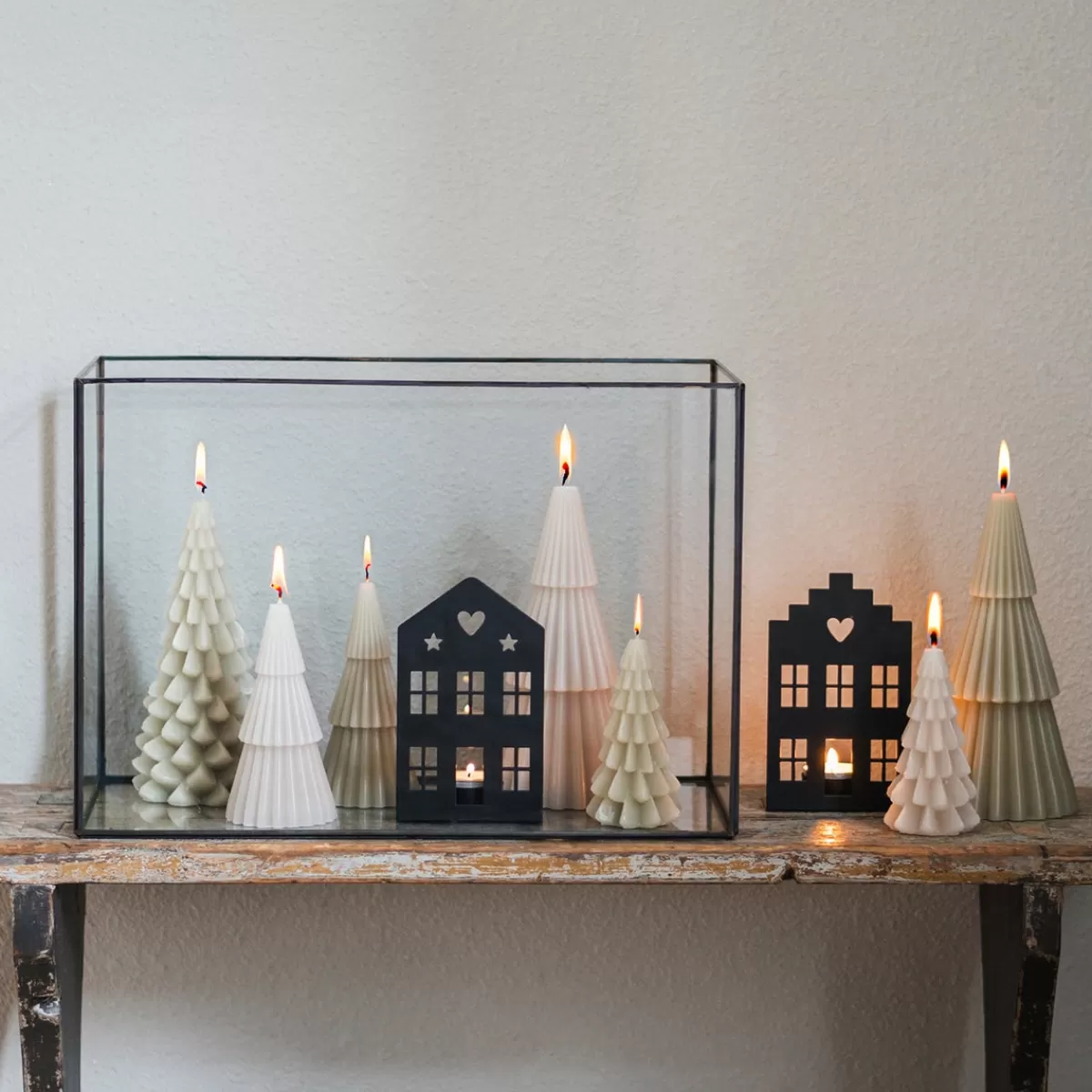 Online It's all about Christmas Tijdloze Glazen Decoratiebak Met Metaal