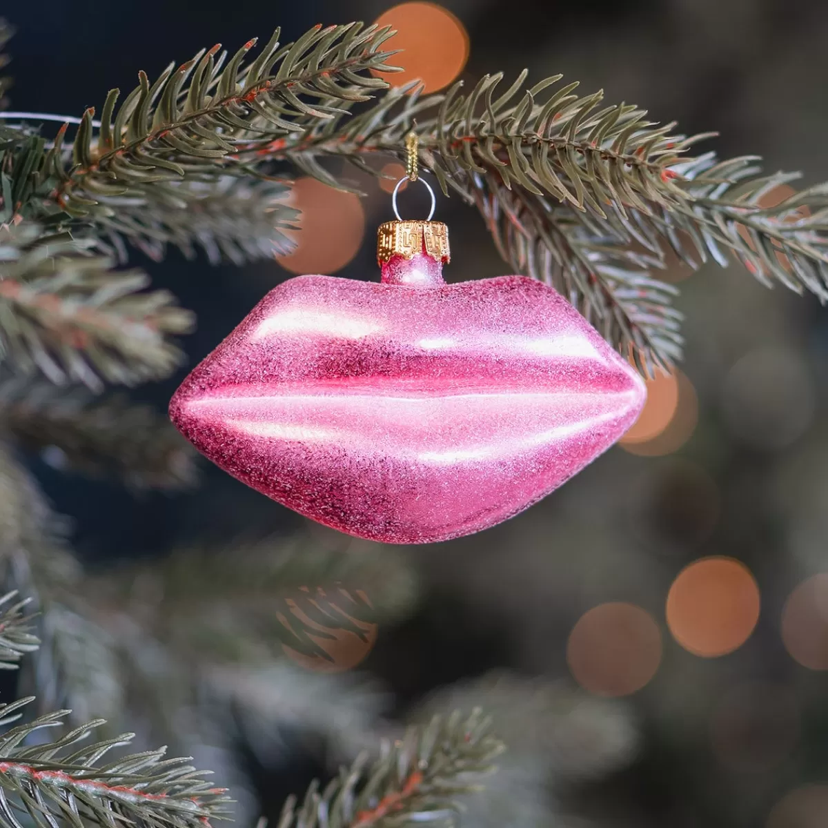 Cheap It's all about Christmas Trendy Roze Lippen Kersthanger