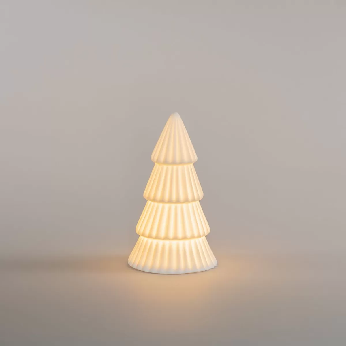 Online It's all about Christmas Witte Porseleinen LED-kerstboom