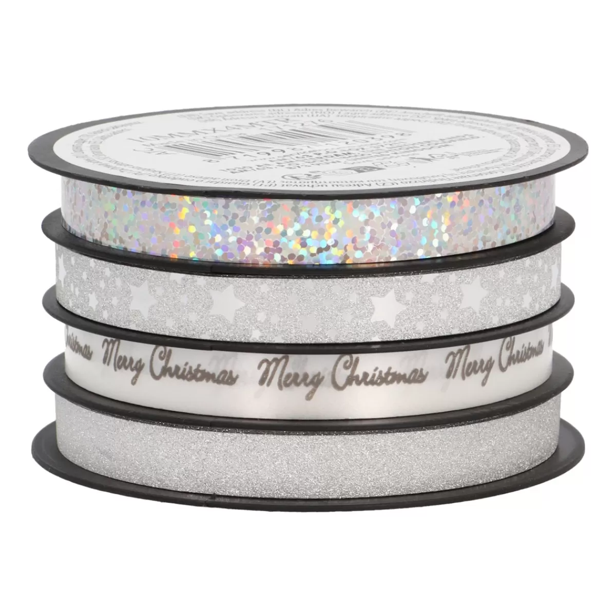 Best Sale It's all about Christmas Zilver Decoratelint Op Rol